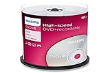 Philips DVD+R Rohlinge (4.7 GB Data/ 120 Minuten Video, 16x High Speed Aufnahme, 100er Spindel)