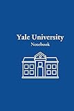 Yale University- Notebook: Blue colour Notebook,120 pages, size of 6 x 9