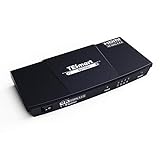 TESmart HDMI Splitter 1 in 4 Out, HDMI Splitter 4K@60Hz Unterstützt HDCP 2.2 und CEC Funktion, 4-Wege-HDMI-Splitter Flexible Steuerung 7 EDID-Modi für Laptop PS4 Xbox Sky Box Fire Stick-Schwarz