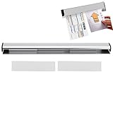 Bonhalter Gastro, Restaurant Order Grabber, Bonleiste Gastronomie 30CM, Bonhalter Selbstklebend Aluminium, Bill Ticket Holder, für Restaurant-Ticket, Rechnung, Bestellungen(30cm)