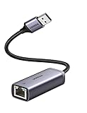 UGREEN USB LAN Adapter Gigabit Ethernet Adapter USB Netzwerkadapter 1000Mbps mit Alugehäuse, geflochtenem Kabel unter Windows 11/10/8, Mac OS kompatibel mit MacBook, Surface Laptop, Notebook, IdeaPad