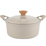 FLORINA Aluminiumtopf OSLO 6.7 l 28 cm Durchmesser I Keramische Antihaftbeschichtung I Ergonomischer Softgrip-Griff I Hitzebeständig | Topf geeignet für Induktions-, Gas- und Elektrok
