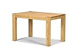 Naturholzmöbel Seidel Esstisch 120x80cm Rio Bonito Farbton Honig hell Pinie Massivholz geölt und gewachst Holz Tisch für Esszimmer Wohnzimmer Küche, Optional: passende Bänke