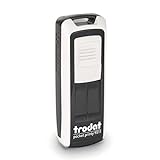 Trodat Pocket Printy 9511 - arktisweiss - mit Wunschtext personalisierbarer Namensstempel, Adressstempel oder Textstempel - 4 Zeilen - 38x14mm