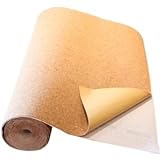 Naturkork, Board Vinyl Strukturiert Unterschicht Kontakt Regal Papier selbstklebend Rolle schubladenabtrennung 17.8' x 50ft