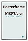 yd. Your Decoration - Bilderrahmen 61x91,5 cm - Posterrahmen aus Kunststoff mit Kunstglas - Antireflex - Ausgezeichneter Qualität - Schwarz Matt - Paris