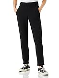 Nur Die Sweat-Hose Relax & Go sportliche Bequeme Freizeithose Stretch elastischer Bund verkürzte Länge Damen, schwarz, L