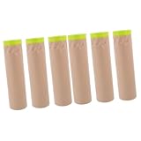 NUOBESTY 2 Sätze Abdeckfolie Maskierfolie Schneideschablone Schutzfilm Abdeckpapier Fensterschutz Aufkleber Bodenschutz Schablonen Folie Zum Abdecken Schutzpapier Light Brown 3 Rollen * 2