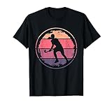 Feldhockey Vintage Mädchen Hockeyspieler T-Shirt