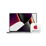 2021 Apple MacBook Pro (14', Apple M1 Pro Chip mit 8‑Core CPU und 14‑Core GPU, 16 GB RAM, 512 GB SSD) - Space Grau Mit AppleCare+
