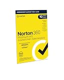 Norton 360 Premium mit extragroßer Backup-Kapazität – Amazon Exklusiv* 75GB zusätzlicher Cloud-Backup Speicher. Antivirus Software für 10 Geräte und einem Jahr L