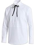 STARS & STRIPES Herren Hemd Westernhemd Biker Country Cowboy Western Westernstyle »Joseph« Weiß Gr.S