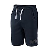 Mount Swiss Shorts Herren Kurze Hose Sporthose Boxer aus 100% Baumwolle Übergröße, Farbe: blau, Gr. 3XL