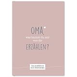 Cupcakes & Kisses® Oma was kannst du erzählen I Buch zum ausfüllen I Geschenke für Oma I Tolles Geschenk für deine Oma zum Geburtstag oder W