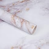 Möbelfolie Marmor Folie Selbstklebend 90x500cm Klebefolie Marmor Granit Wasserdich Vinyl Dekorfolie Küchenschrank Küchenfolie Aufkleber für Möbel DIY