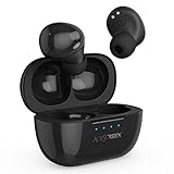 Bluetooth Kopfhörer Kabellos In Ear Kabellose Kopfhörer, IPX7 Wasserdichter, Freisprechfunktion, Musiksteuerung, Sprachassistent, Aufbewahrungsbox mit Ladefunktion für Laufsport/Yoga/Treffen