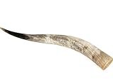 NaDeco Rinderhorn poliert 70-79cm poliertes Kuhhorn Stierhorn Watussi Horn Rinder Horn Tierhorn