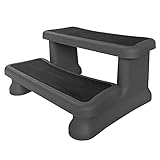 CANADIAN SPA CO. Universaltreppe für Hot Tub, 2 Stufen, 40 x 72 x 52 cm, Einstiegshilfe Pool, rutschfest und tragbar, Hot Tub Zubehö