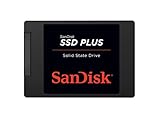 SanDisk SSD Plus interne SSD Festplatte 1 TB (schnelleres Hoch-, Herunterfahren und Laden, Lesegeschwindigkeit 535 MB/s, Schreibgeschwindigkeit 350 MB/s, stoßfest)