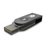 Thetis Pro-A FIDO2-Sicherheitsschlüssel-Passkey-Gerät mit USB A und NFC, TOTP/HOTP-Authentifikator-App, FIDO 2.0 Zwei-Faktor-Authentifizierung 2FA MFA, funktioniert mit Windows/macOS/Linux/G