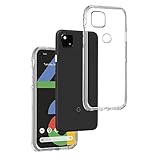 REY Transparent Silikonhülle TPU für Google Pixel 4A, Handyhülle Premium Kratzfest TPU Durchsichtige Schutzhülle, Ultradünne 0,33