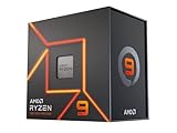 AMD Ryzen 9 7900X Prozessor, 12 Kerne/24 Threads, Zen 4 Architektur, 76 MB L3 Cache, 170 W TDP, bis zu X.X GHz Frequenz Boost, Sockel AMD 5, DDR5 und PCIe 5.0, Schwarz