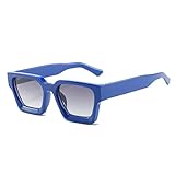 GLYIG Retro Sonnenbrille, Polarisierte Sonnenbrille Herren Damen Sport Im Freien Golf Radfahren Angeln Wandern Eyewear Superleichtes Rahmen (Color : Blau)