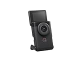 Canon PowerShot V10 Vlogging Kit Kompaktkamera - Digitalkamera (Weitwinkel Objektiv, 4k Kamera Videokamera, klappbares Touch-Display, Stereo-Mikrofon, Stativ, Streaming, YouTube, WLAN) schwarz