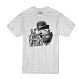 Terence Hill Old School Heroes - T-Shirt Bud Spencer (Weiss) (XXL)