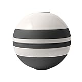 Villeroy & Boch - Iconic La Boule black & white, Geschirr-Designobjekt mit aufregender Oberfläche, Premium Porzellan, spülmaschinenfest, schwarz, weiß