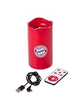 FC Bayern München LED-Kerze rot Höhe ca. 15 cm