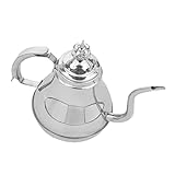 Cabilock Teekanne Tragbarer Teekessel Metall-Teekanne Metall-Trinkflasche 1 Stück Heiz-Teekanne Metall-Teekanne Mit Sieb Teekannenwärmer Teekessel Für Den Haushalt Wasserkocher