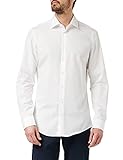 Seidensticker Herren Slim Kent Business Hemd, Weiß (Weiß 01), 40