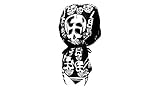 Bandana Cap Rocker Skull, Kopftuch mit Totenköpfen Rocker, Bandana Headscarf with Skulls,Pañuelo pañuelo Con Calaveras,Foulard Bandana Avec des crânes