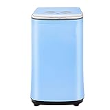 Kleine Waschmaschine, 3 kg, tragbar, Mini-Waschmaschine, energiesparend, 3,8 kg, Waschmaschine (Mini-Waschmaschine) (Blau)