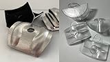 Set aus Abstandhalter und Kalotten Aluminium und Kunststoff 100 Stück Sinus-Profil 76/18 Wellplatten Acryl-Glas Bedachung
