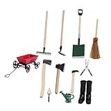 Toyvian 1 Satz Modell Landwirtschaftliche Werkzeuge Puppenhaus-Garten-landwirtschaftswerkzeuge Mini-gartengeräte Für Puppenhaus Mini-landwirtschafts-gartengeräte G