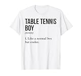 Tischtennis Boy Noun Definition Pingpong Turnierball T-Shirt