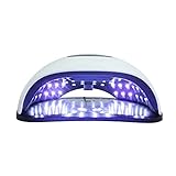 1RXMCFKR 180W UV-LED-Gel-Nagellampe, Großes UV-Nagellicht für Den Professionellen Salon-Hausgebrauch mit Zwei Händen, mit 60 Lampenperlen für Den Salon Zu Hause -A