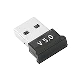 YACSEJAO Bluetooth-Adapter für PC, 5.0 Bluetooth-Dongle Receiver für Computer, Desktop, kabellose Übertragung für Maus, Tastatur, Kopfhörer, Lautsprecher und andere Bluetooth-Geräte