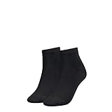 Tommy Hilfiger Damen TH Women Casual Short Sock 2P Freizeitsocken, Schwarz (Black 200), 35/38 (2er Pack)