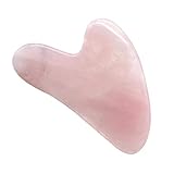 CQWW Gua Sha Scraping Tool Kristall Rosenquarz Guasha Board Therapie Massage Steine Anti Aging Anti-Falten für Frauen Skin Detox and Rejuvenation & Beauty