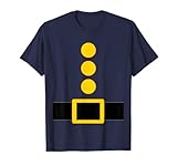 Dwarf Costume Shirts Zwergkostüm T-Shirt für Erwachsene und Kinder, Blau, Kleidergröße 36, Kurzarm, Cartoon Halloween T-S