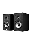 Polk Audio Monitor XT20 Regallautsprecher, Stereolautsprecher, Surround Lautsprecher, Hi-Res Zertifiziert, Dolby Atmos und DTS:X kompatibel, HiFi und Heimkino Lautsprecher (Paar)