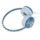 YONJ -Dinosaurier-Headset, süße Stummtaste 3,5 mm Klinke Stereo -Kopfhörer mit Mikrofon für Tablets für PC(Blau)