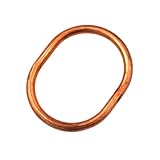 LABOIUF Motorradteil-Auspuff-Rohr-Header-Dichtung for Kawasaki kompatibel KLR650 1987-2014. Auspuffdichtung