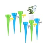 HJHQQ-CZYHG 12 Stück Pflanzen Bewässerungssystem Instellbar Einfaches mit Steuerventilschalter,Automatische Gartenpflanzen Blumen Bewässerung (Color : Color1)
