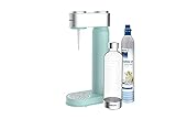 Philips ADD4902MT/10 GoZero Wassersprudler, 3x 1 L Design Kunststoff-Flasche, CO2 Zylinder, Mint