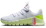 Nike Damen Free Metcon 5 Trainingsschuh, White/Bright Crimson-Barely Volt, 38 EU