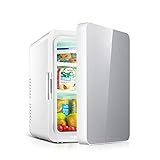 Mini Kühlschrank 10L Kühler und Wärmer Kompakter Kühlschrank Tragbarer Kühlschrank für Hautpflege Nahrungsmittel Medikamente Mutter Milch Reisen